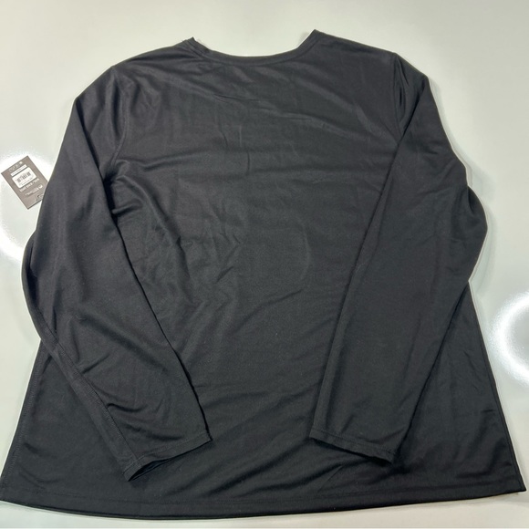 Athletic Works Holiday T Shirt Women’s 2X 20 Long Sleeve Christmas Text Wicking - Picture 12 of 12